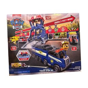 Nickelodeon Paw Patrol Truck Stop HQ Playset Lights Sounds Over 3 Feet Wide